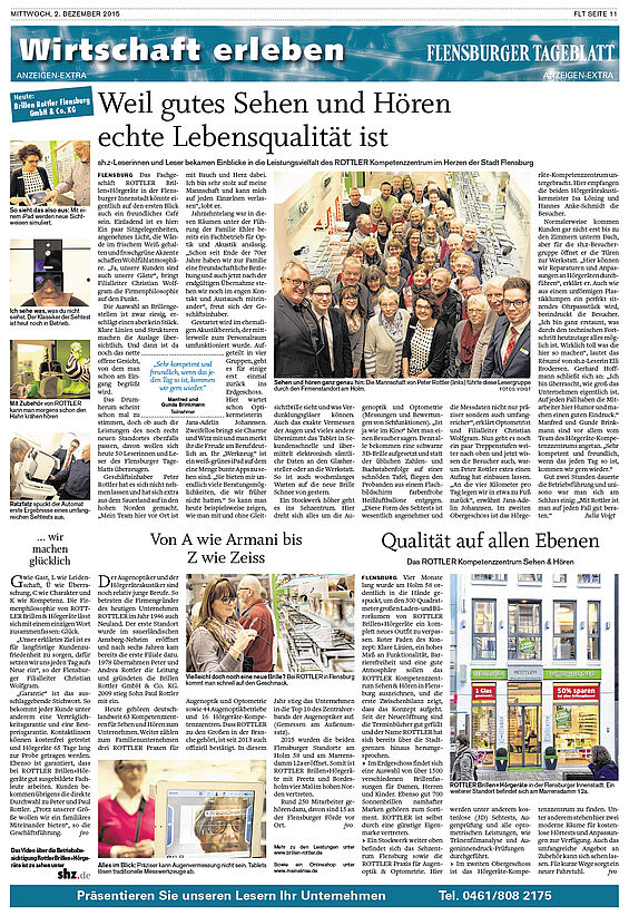 Weil gutes Sehen und Hören echte Lebensqualität ist Bild2