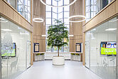 Atrium der ROTTLER Zentrale in Neheim mit Besprechungsräumen