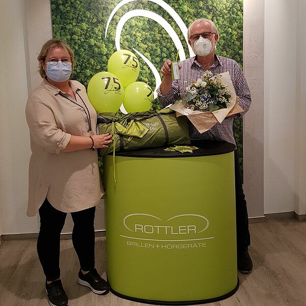 Jubiläumsgewinnspiel-Gewinner Wilfried