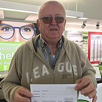 50 € ROTTLER-Gutscheingewinner Roman