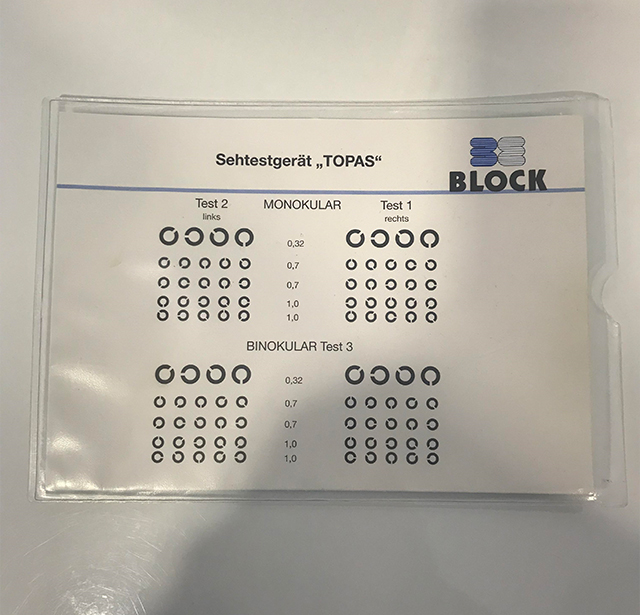 Führerscheinsehtest - Katrin